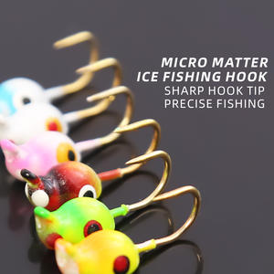 <span class=keywords><strong>Leurre</strong></span> miniature de pêche sur glace, tête plombée, forme de poisson plat, pour pêche au fond inversé, petit appât vivant pour la truite et le bar, pêche à la mouche - Product Image 3