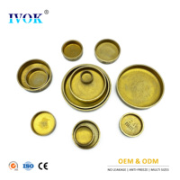 Bouchon d'eau IVOK, bouchon de blocage d'eau, bouchon anti-gel moteur OD 24mm, bouchon en cuivre