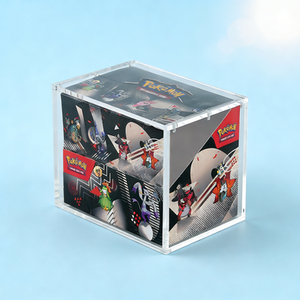 Prix d'usine, personnalisé, moderne, pour une qualité supérieure, résistance aux UV, acrylique transparent, 8 mini boîtes en étain avec couvercle magnétique, autoportantes - Product Image 5