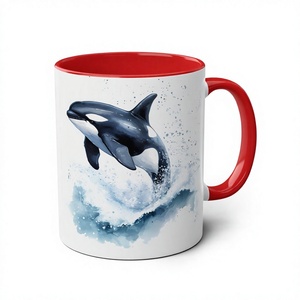 Personalized White Ceramic <b>Mug</b> Hand Grip Full Color Sublimation Printing Custom Photo/Name/Quote/Logo Gift <b>Box</b> Packaging - Product Image 1