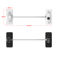 Verrou de sécurité robuste et durable pour réfrigérateur, armoire, fenêtre et porte