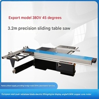 Scie à table coulissante portable haute précision et haute vitesse, outil horizontal de précision pour la découpe du bois et la fabrication de meubles