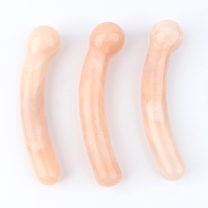 Vente en gros de baguettes de massage en aventurine rose, cristal de guérison - Product Image 2