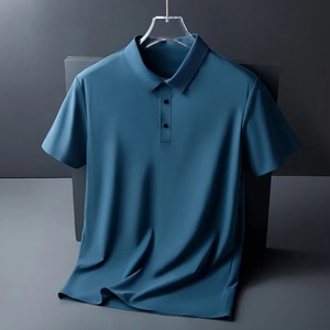 T-shirt de golf personnalisé de luxe, haute qualité, séchage rapide, coupe classique, tricoté, respirant, couleur unie, manches courtes - Product Image 1