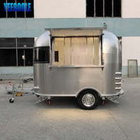 COMME Mobile boutiques de fourgons de nourriture mobiles de remorque de nourriture mobile caravane à vendre