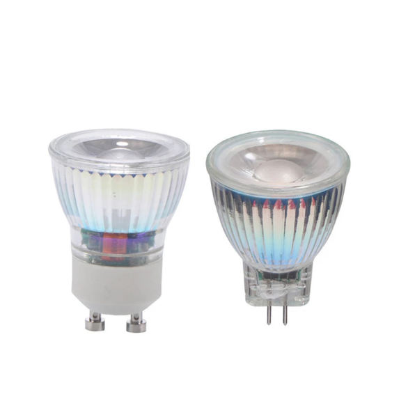 GU10 MR11 COB LED 3W 110V 220V Dimmable Lampu LED AC/DC 12V 35mm Led Hangat/Alam/Dingin Putih GU 10 Light LED COB