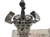 88302 Lit de machine à coudre industriel à double aiguille personnalisable avec petit navetteur, idéal pour la couture de bottes