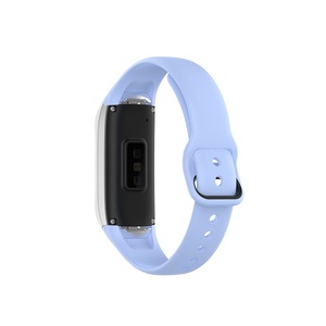 สีทึบคุณภาพสูงสำหรับ <span class=keywords><strong>Samsung</strong></span> <span class=keywords><strong>Galaxy</strong></span> <span class=keywords><strong>Fit</strong></span> <span class=keywords><strong>SM</strong></span>-<span class=keywords><strong>R370</strong></span>อะแดปเตอร์เหล็กสร้อยข้อมือกีฬาซิลิโคนเปลี่ยนวงนาฬิกา - Product Image 3