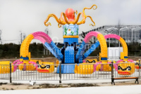 Balade de pieuvre géante Happy Land-Balade à sensations fortes dans un parc d'attractions extérieur