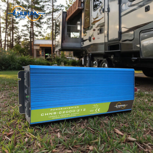 หม้อแปลงไฟฟ้าโซลาร์เซลล์แบบ Pure Sine Wave เฟสเดียว 10000W 2000W 5000W 12V 24V 48V AC 110V 220V สำหรับยานยนต์และอุตสาหกรรม รุ่น CHNB-C2000 - Product Image 1