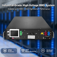 GCE 96v 102.4v 240v 384v 100-750v 32s 112s Layar LCD Lifepo4 HV BMS Otomatisasi Tegangan Tinggi BMS dengan Master dan Slave untuk ESS