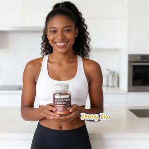 Gomitas de Hongos Veganas - Suplemento de Melena de León, Cordyceps y Ganoderma para la Memoria y la Concentración, Apoyo Cerebral - Product Image 6