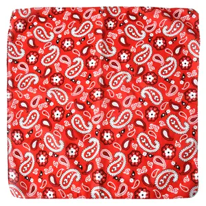 China factory Manufacturer Wholesaler Supplier of 52x52cm Custom print pattern Bandana Fabric 100% Cotton Bandana