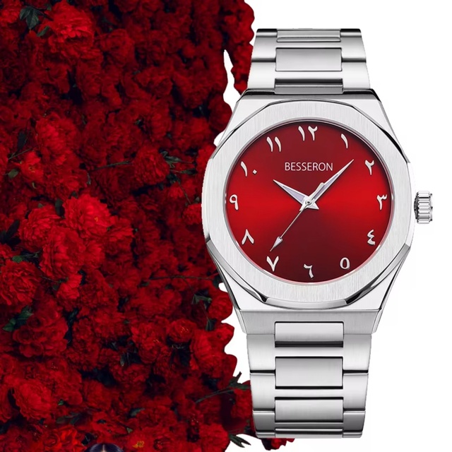 Luxury Stainless Steel Analog Miyota Movement Fashion Stainless Steel Band ODM Custom Men's Waterproof Watch