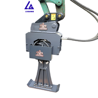 Compacteur vibrant pour excavatrice avec plaque renforcée, structure robuste, longue durée de vie