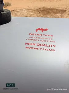 工業用水タンク折りたたみ式水タンク防水 & 漏れなし耐久性のある屋外カスタム印刷タープカスタムターポリン
