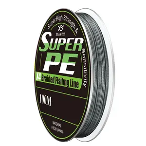 HIGH QUALITY X-GAN PE FISHING LINE 100M SUPER X4 BRAIDED