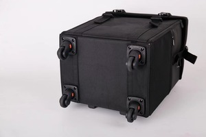 <span class=keywords><strong>Bolsa</strong></span> de Maquillaje Transparente de Alta Calidad, Multifuncional, <span class=keywords><strong>Bolsa</strong></span> de Cosméticos de Nailon Transparente <span class=keywords><strong>con</strong></span> 4 Ruedas para Viaje - Product Image 6