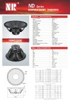 NR 3000W Enceinte Line Array Néodyme 18 Pouces Bobine Mobile 5 Pouces Impédance 8 Ohms Coque en Aluminium Son Surround Prête pour la Scène
