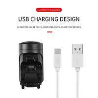 Sonnette de vélo rechargeable, sonnette super puissante, sonnette électrique pour vélo de montagne, accessoires pour équipement de vélo pour enfants