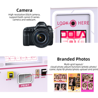 Photomaton Imprimante Coin Digital Shell Photomaton Distributeur Automatique Fournisseur Self Passeport Photomaton Self Service Photomaton
