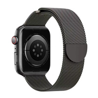 Bracelet de montre en acier inoxydable milanais de haute qualité pour Apple Iwatch ultra 49 46 45 42 40 mm S11, boucle magnétique, bracelet en métal