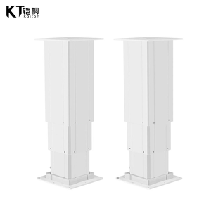 빠른 리프트 150 mm/s 제조 업체 사용자 정의 전기 높이 조절 책상 듀얼 모터 서 책상 - Product Image 5