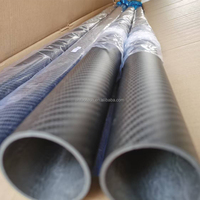 Hoogwaardige 3k carbon fiber blank tube op maat gemaakte 3k glanzende twill visserij carbon fiber hengel CNC carbon fiber draadpijp