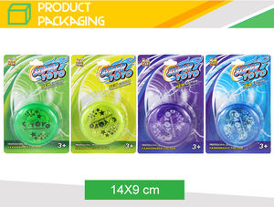 小さな販促玩具子供プラスチックヨーヨーボールダブルクラッチ稲妻ヨーヨー売れ筋 - Product Image 5