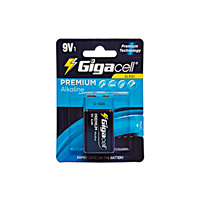 Pila alcalina premium 6LR61 de 9V, 600 mAh, para uso diario e industrial, detectores de humo/CO, alarmas contra incendios