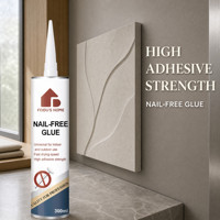Adhésif scellant époxy FEIDU sans clouage, monocomposant, séchage rapide, pour la construction métallique, le travail du bois et la décoration intérieure, 300 ml