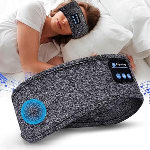 Bandeau de sommeil LED avec indicateur de batterie 200 mAh, élastique, lavable, masque <span class=keywords><strong>pour</strong></span> les yeux musical, bandeau de sport sans fil, casque de sommeil - Product Image 1