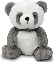 Jouets en peluche panda doux et câlins avec t-shirt personnalisé, rembourrage en coton PP, costume de panda