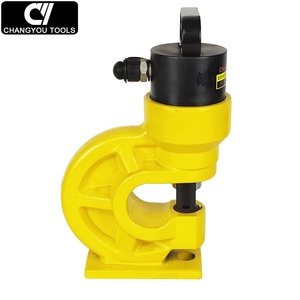 เครื่องเจาะรูเหล็กไฮดรอลิกมาตรฐาน CHANGYOU CH-60 ได้รับการรับรองมาตรฐาน CE สำหรับเจาะทองแดงบัสบาร์หนา 10 มม. กำลังขับ 31 ตัน ความลึกเจาะ 95 มม. - Product Image 5