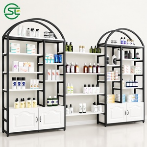 Étagère murale de présentation pour cosmétiques, meuble de rangement pour produits de beauté, présentoirs pour magasins de beauté, présentoirs pour fournitures cosmétiques - Product Image 5