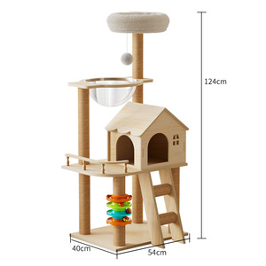 Tháp cào móng cho mèo, đồ nội thất gia đình, đồ chơi cho mèo, cây cào móng, võng cho thú cưng, trụ cào bằng sợi sisal, khung leo trèo, đồ chơi, tấm cào móng cho mèo, khung leo trèo - Product Image 6