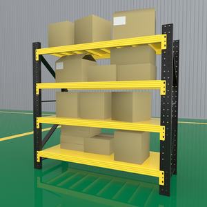 맞춤형 금속 스토리지 랙 스틸 선반 4 레이어 볼트없는 차고 스토리지 랙 선반 랙 - Product Image 6