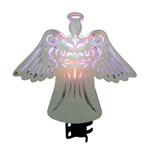 Étoile de sommet de sapin de Noël - Design 3D en métal et plastique avec lumière LED, décoration festive pour sapins de Noël d'intérieur et fêtes - Product Image 3