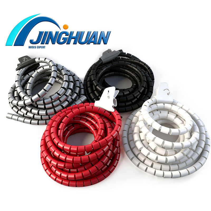Spiral Sheath for Hydraulic Hoses Used