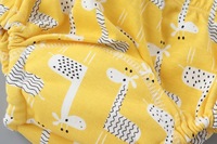 Culottes d'apprentissage lavables et réutilisables en coton pour bébé, sous-vêtements d'apprentissage imperméables en gaze pour tout-petits, culottes d'apprentissage pour bébé