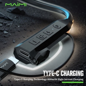 Écouteurs sans fil à tour de cou avec autonomie de 160 heures, batterie de 800 mAh, 365 jours en veille, <span class=keywords><strong>casque</strong></span> sportif pour la course à pied - Product Image 3