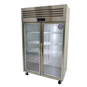 Congélateur commercial à 4 portes en acier inoxydable Congélateur vertical à 6 portes en acier inoxydable pour usage hôtelier - Product Image 4