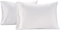 Taies d'oreiller standard, housses d'oreiller en microfibre blanches