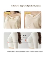 Cubrepezones de Silicona Sexy, Sin Costuras, Transpirables, para Senos Grandes, con Efecto Lifting, Finos, Invisibles, Almohadillas para Sujetador con Efecto de Realce