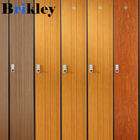 Casier de rangement pour salle de sport avec serrure électronique, panneau de porte compact en stratifié HPL imperméable de 12 mm d'épaisseur