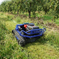 Hochwertiger Großhandel 800mm Raupenmäher Ferngesteuerter Rasenmäher für Professionelles Landschaftsmanagement