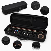 Accessoires de guitare en EVA personnalisés OEM ODM, étanches, antichocs, portables avec fermeture éclair et logo personnalisé