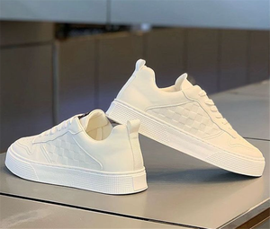 Zapatos Casuales Transpirables de Primavera/Verano para Hombre, con Parte Superior de Poliéster, Estilo Deportivo, Color Blanco - Product Image 6