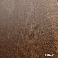 Film décoratif PVC PET de fabrication chinoise, film de revêtement sous vide pour meubles à grain de bois et couleur unie, feuille d'aluminium