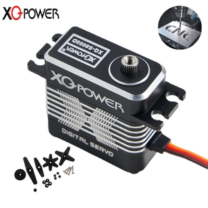 XQ-S8045D 48kg-cm 8.4V Servo numérique sans noyau à couple élevé en aluminium CNC pour voitures RC, hélicoptères et drones RC - Product Image 1